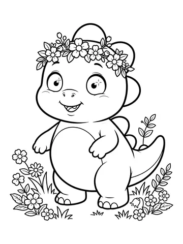 Dinossauro para colorir