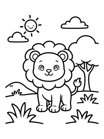 Livro de Colorir de Animais