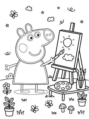 Peppa Pig para colorir