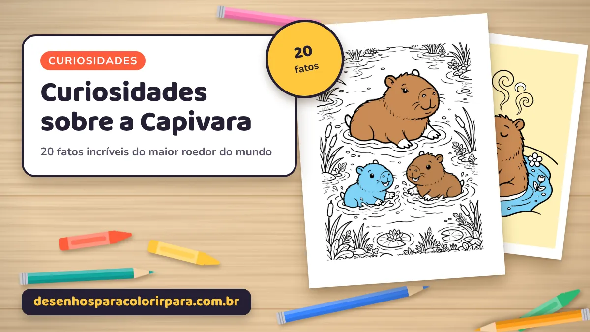 Curiosidades sobre a Capivara: 20 Fatos Incríveis para Crianças